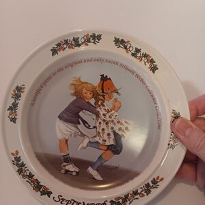 Collector's Plate - Cream and Orange